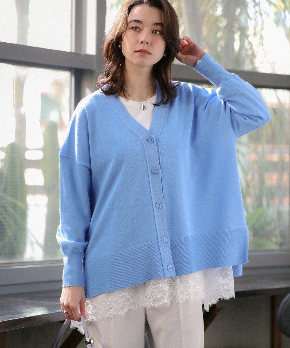 Green Parks ここちニットＶネックカーディガン 