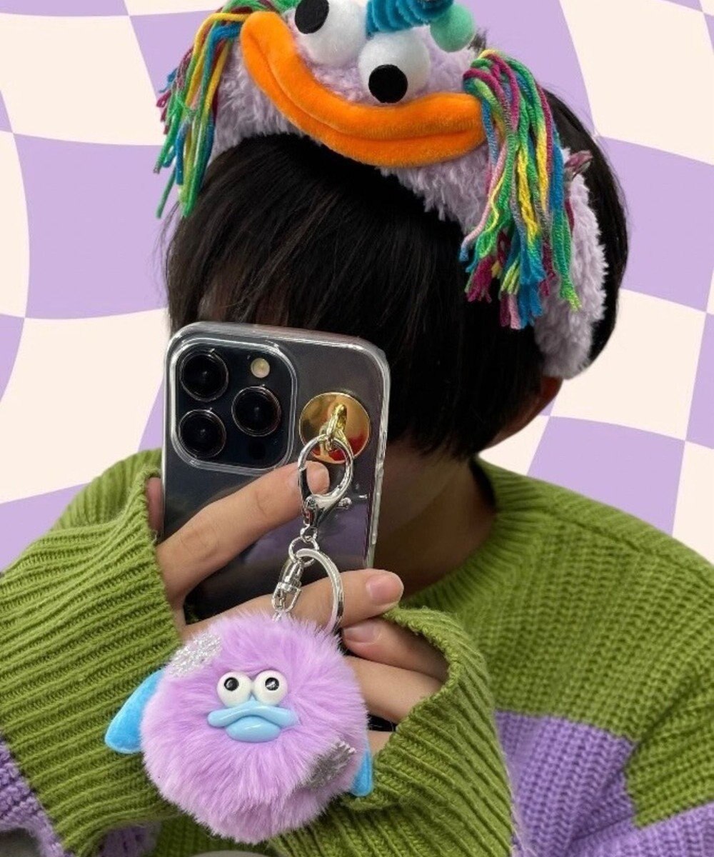 WEGO ゆきんこモンスターぬいぐるみキーホルダー 