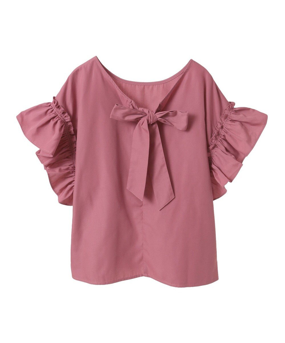 Green Parks ・ＥＬＥＮＣＡＲＥ　ＤＵＥ　バックリボンブラウス 