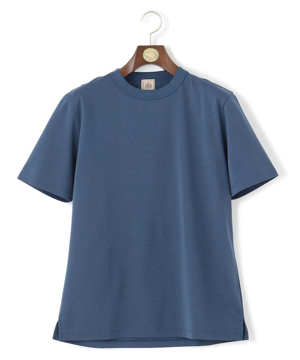 J.PRESS MEN シルクのような光沢感の上品Tシャツ【UVカット / 接触冷感 / 吸水速乾】【J.PRESS PREMIUM JERSEY】ポンチクルーネック Tシャツ 