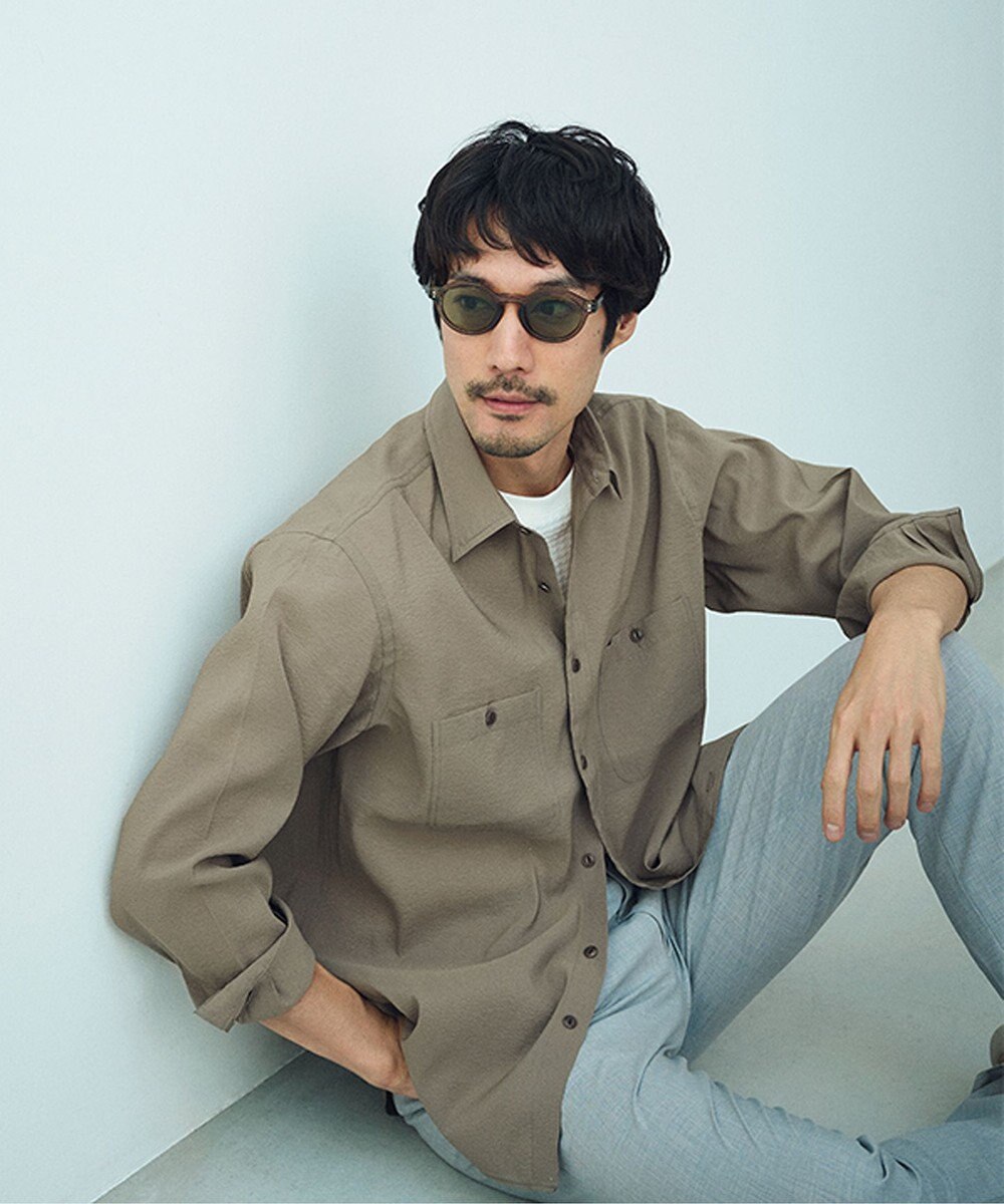 J.PRESS MEN 濡れを寄せ付けずアクティブな着心地【撥水 / ウォッシャブル】デューエイトレギュラーカラーシャツ 