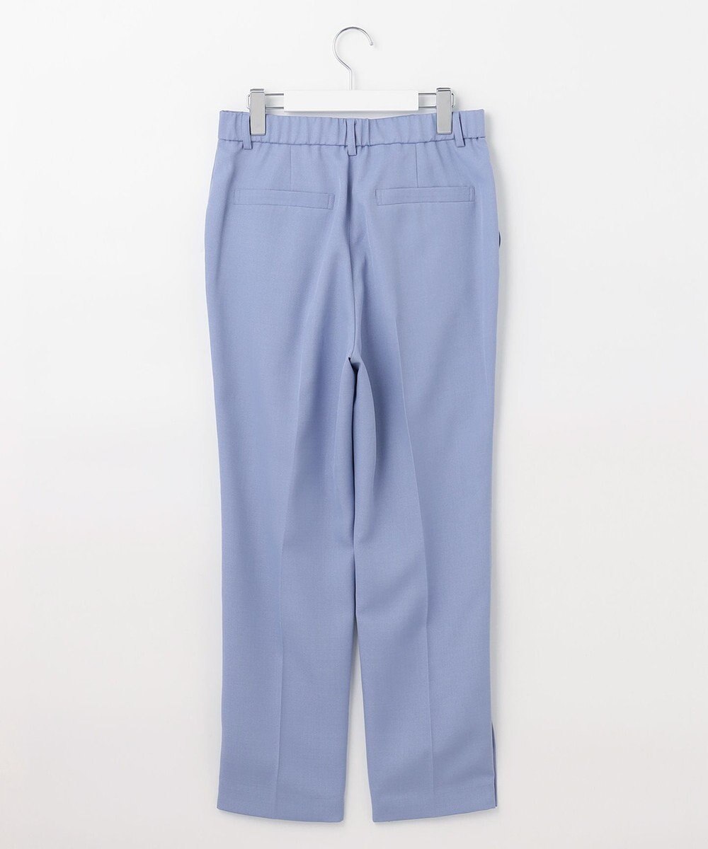 自由区 【接触冷感・速乾・UVケア・撥水・防シワ・XSサイズあり】リネンライクツィルテーパード パンツ 