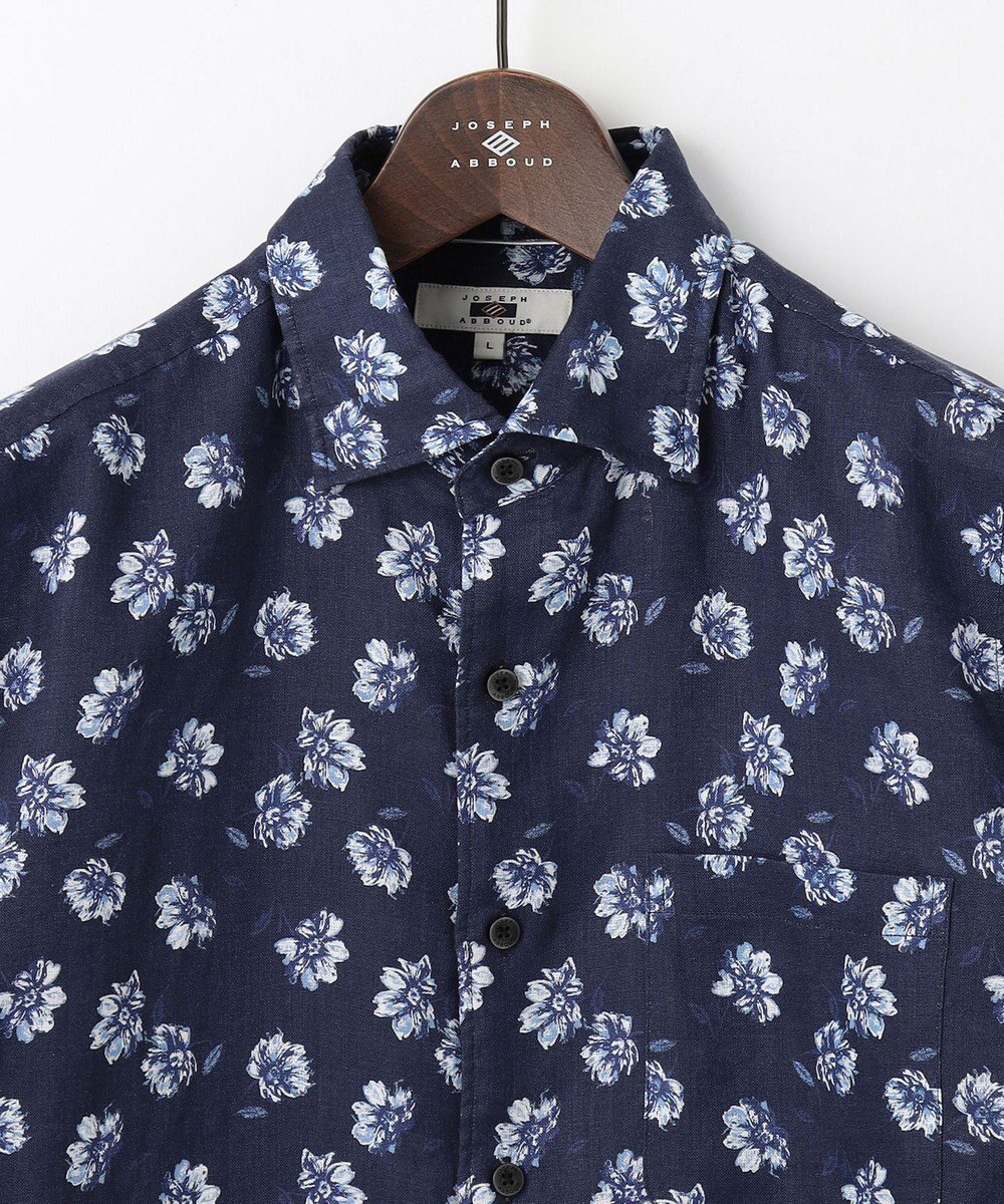 JOSEPH ABBOUD 【麻100％・軽い・涼しい】モイスチャー リネン シャツ 