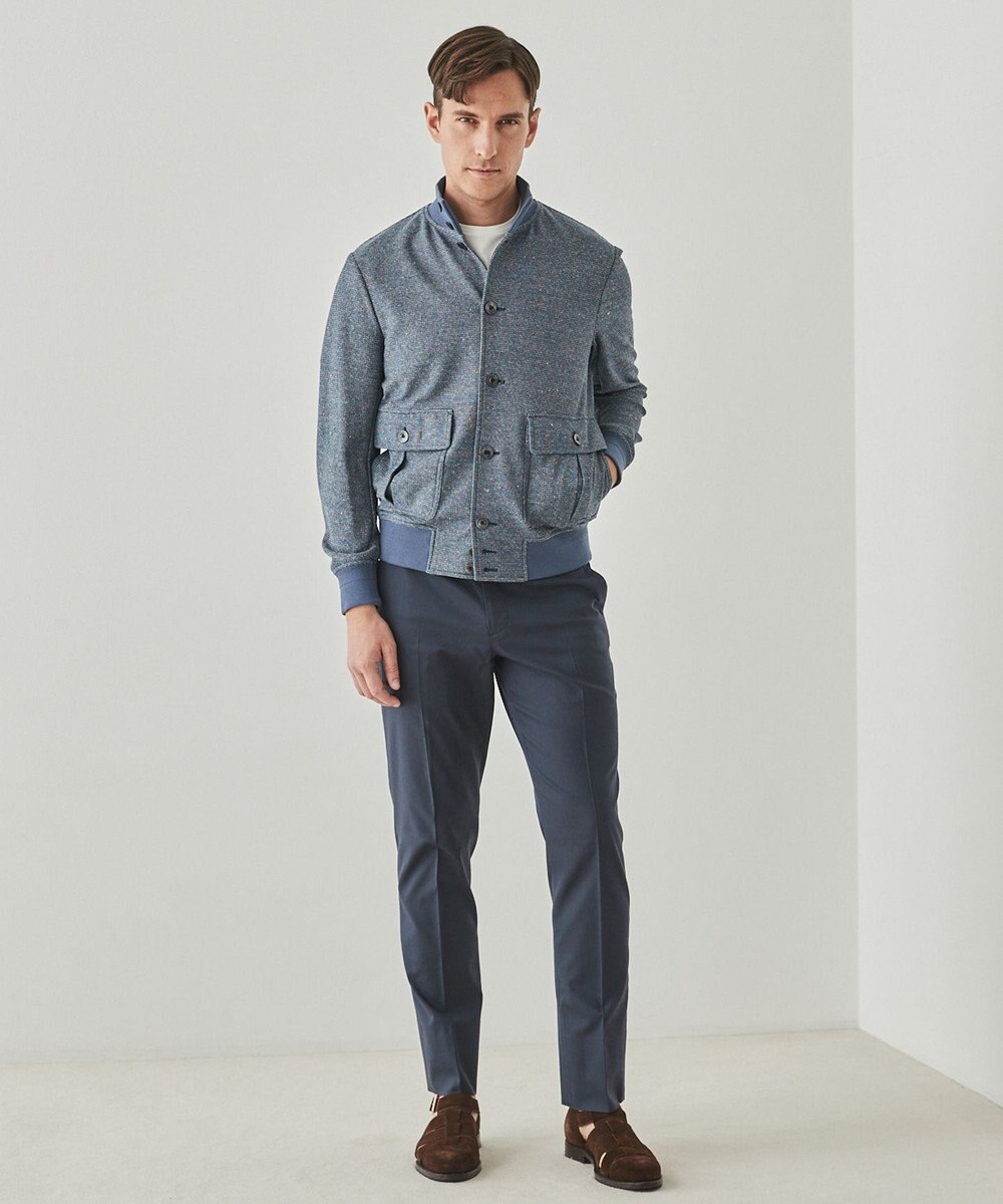 GOTAIRIKU 新作【ストレッチ/洗える/吸水速乾】ノルマンディーリネン A-1ブルゾン 