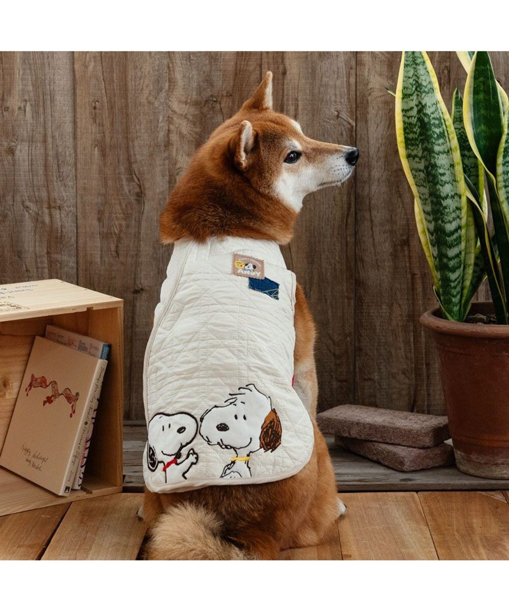 PET PARADISE スヌーピー 背中開き ベスト 《兄弟柄》 中型犬 
