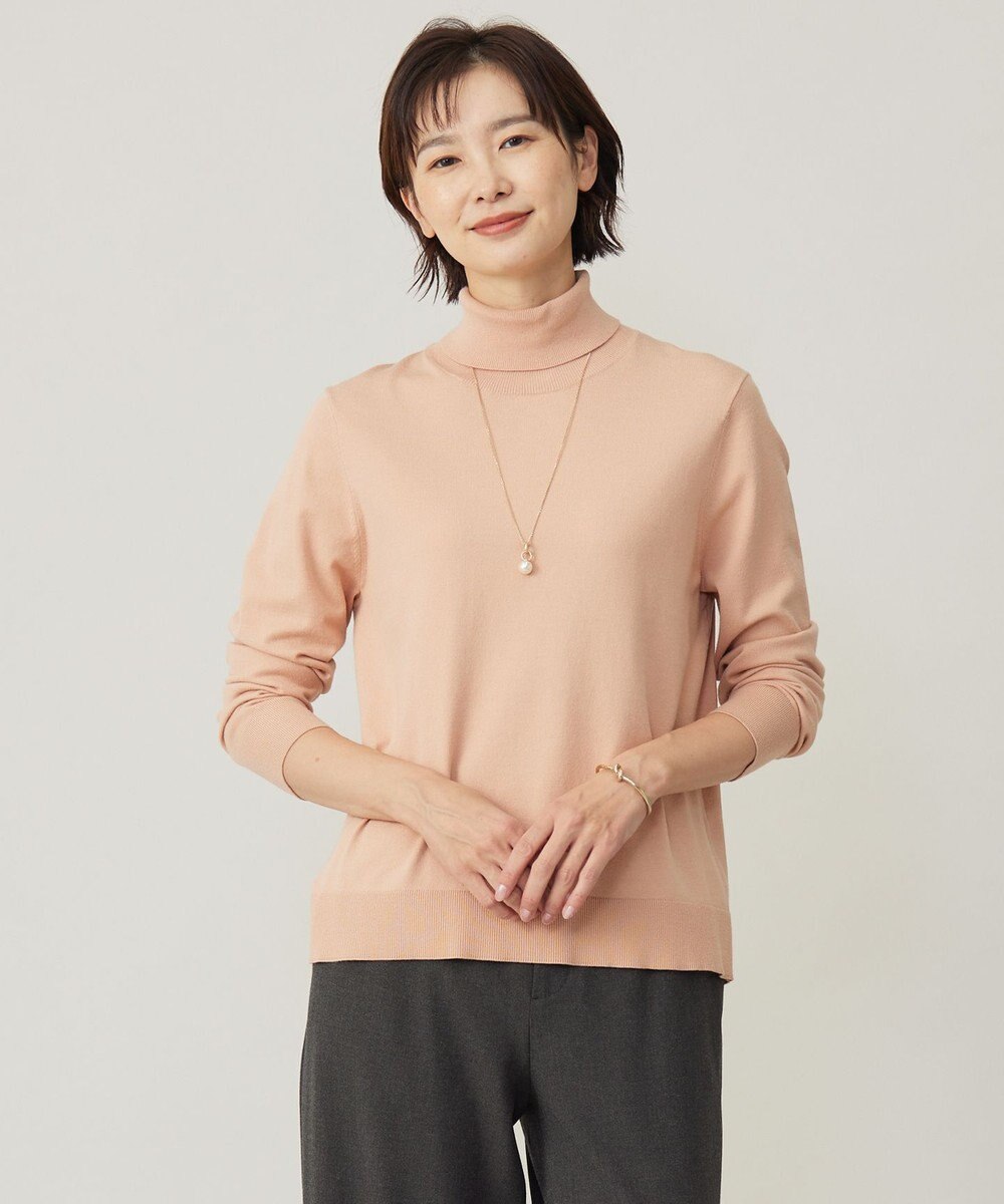 J.PRESS LADIES L 【ご好評につき新色追加！・WEB限定カラーあり・洗える】PRINCE タートルネック ニット 