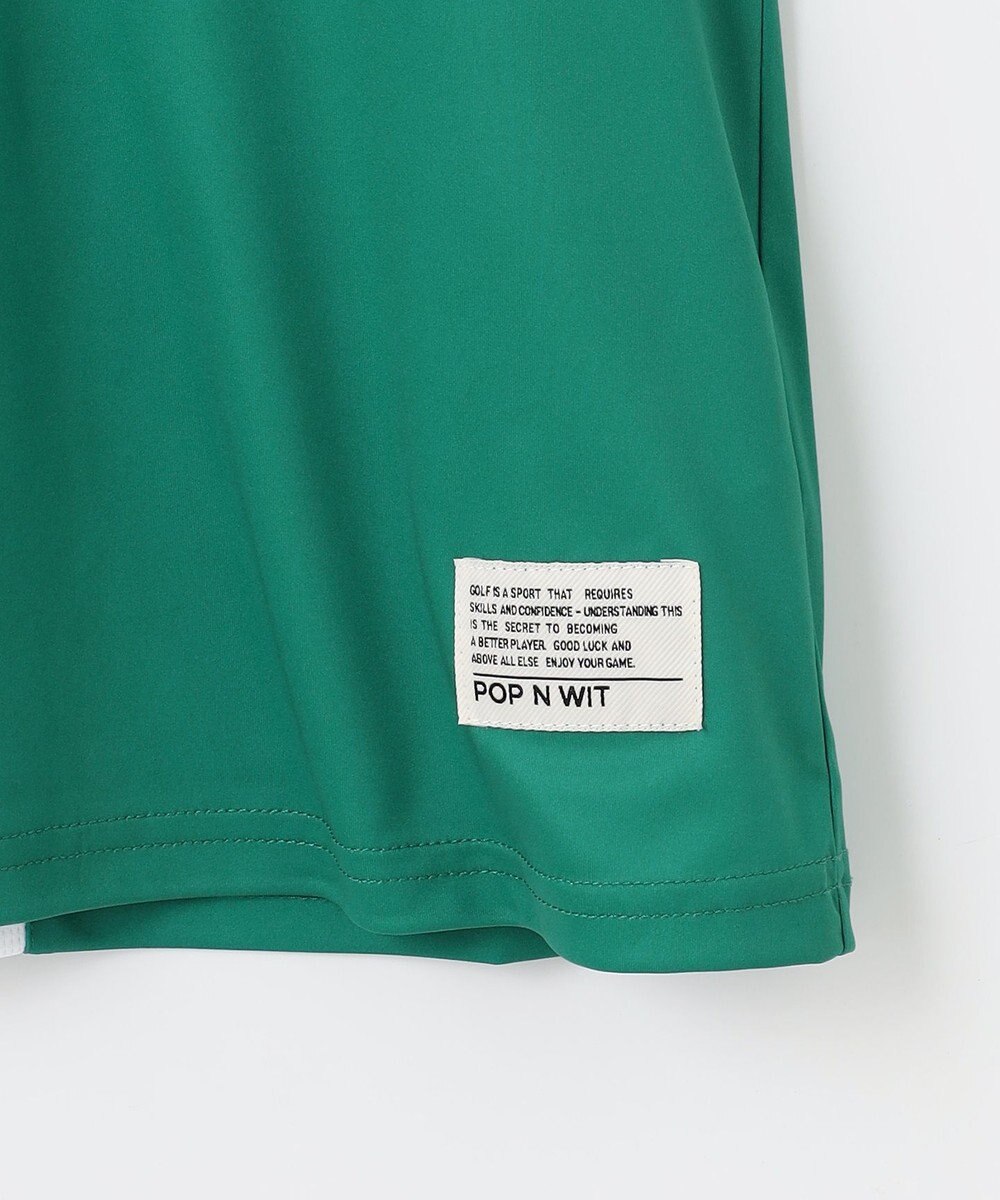 PW CIRCULUS 【吸水速乾 / UV遮蔽率96.3% UVカット / ストレッチ】【WOMEN】メッシュコンビモックネックT ゴルフウェア レディース 