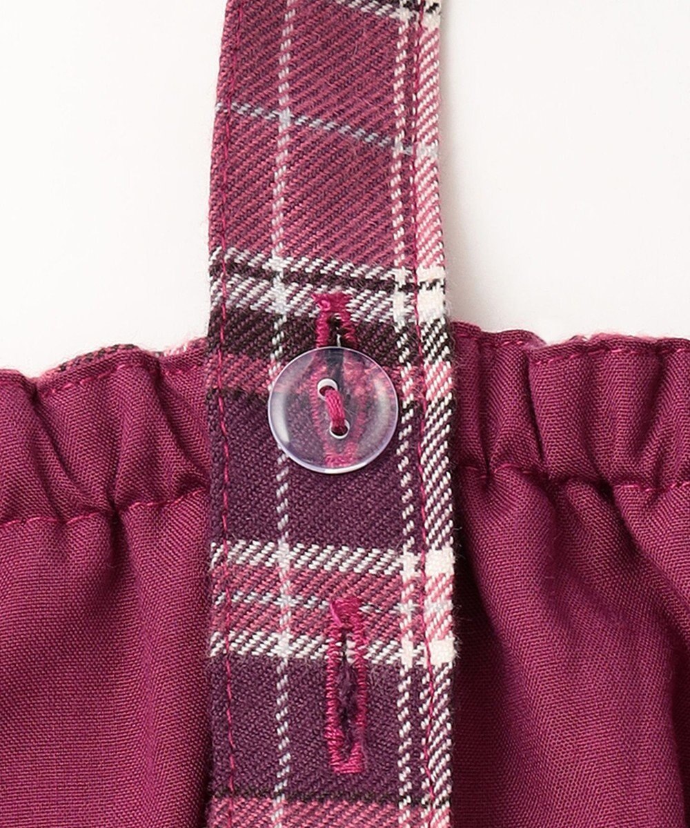 ANY KIDS チェックプリーツジャンパースカート 