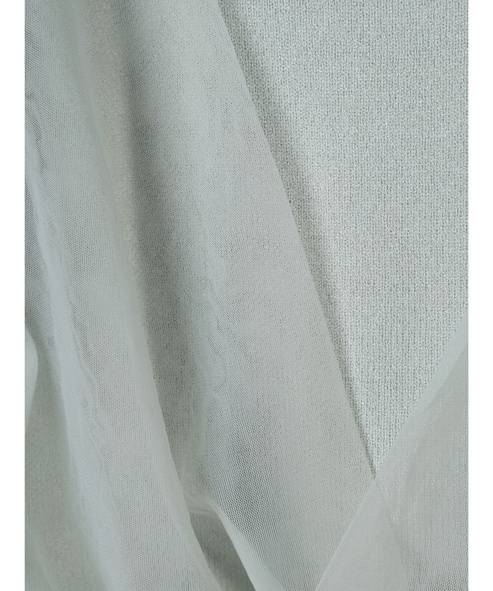 earth music&ecology チュールドッキングニットプルオーバー 