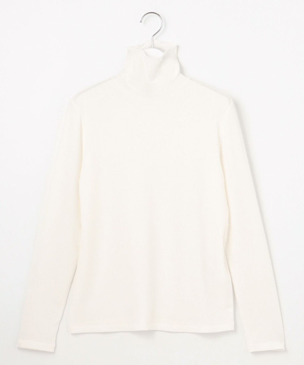 J.PRESS LADIES S カシミヤシルクリブタートル カットソー 