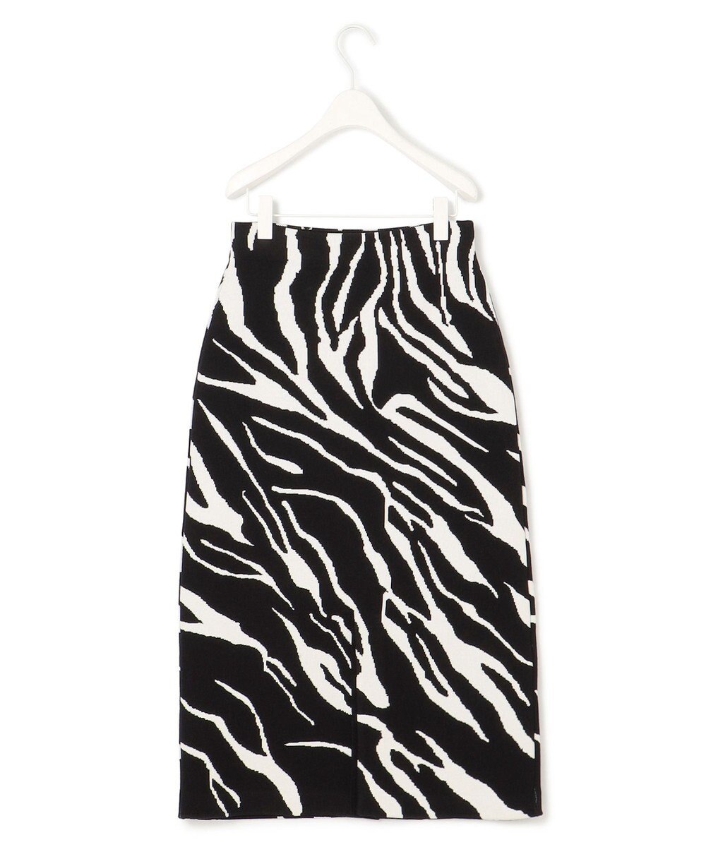 ICB 【洗える】アニマルジャガード  ニットスカート 