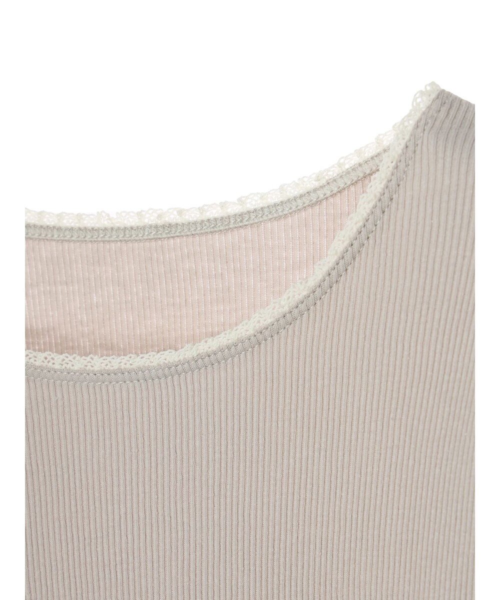 CRAFT STANDARD BOUTIQUE フリルテープリブカットプルオーバー 