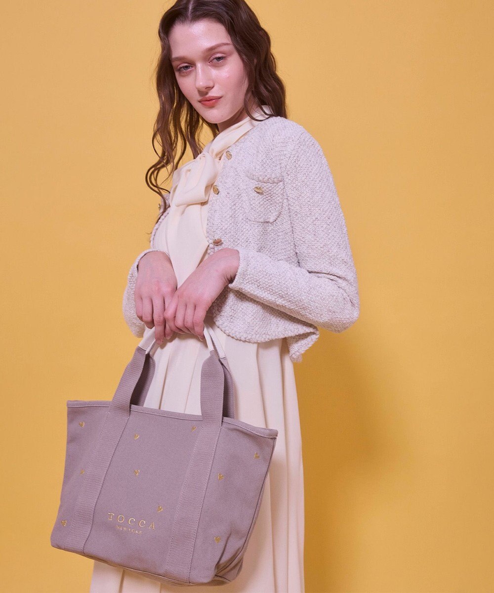 TOCCA 【大人百花コラボカラー有・WEB＆一部店舗限定】LUCKY SHOWER CANVASTOTE キャンバス トートバッグ 