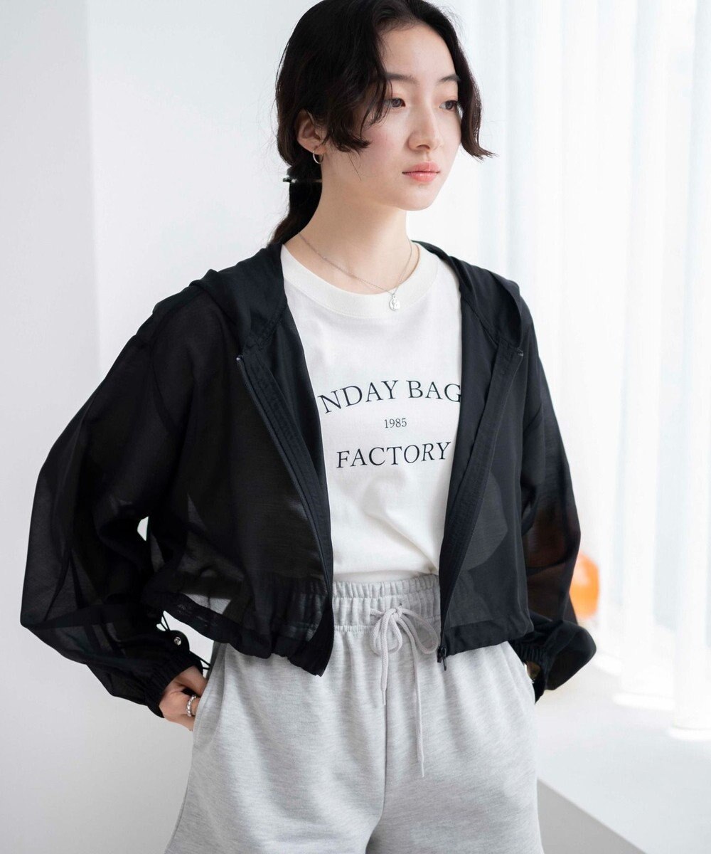 WEGO シアードロストショートパーカー 