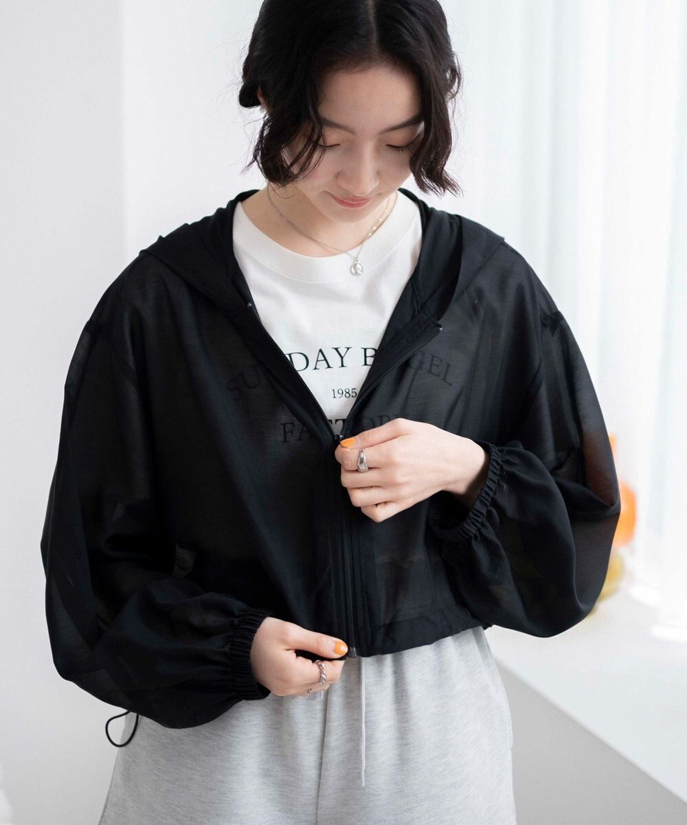 WEGO シアードロストショートパーカー 