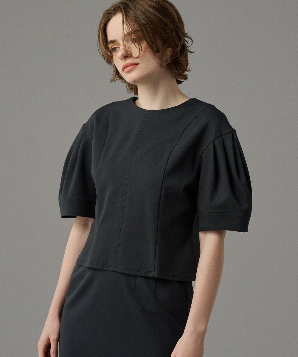 uncrave 【接触冷感・UVカット】ダブルフェイスジャージー 2WAYブラウス（uncrave STANDARD） 