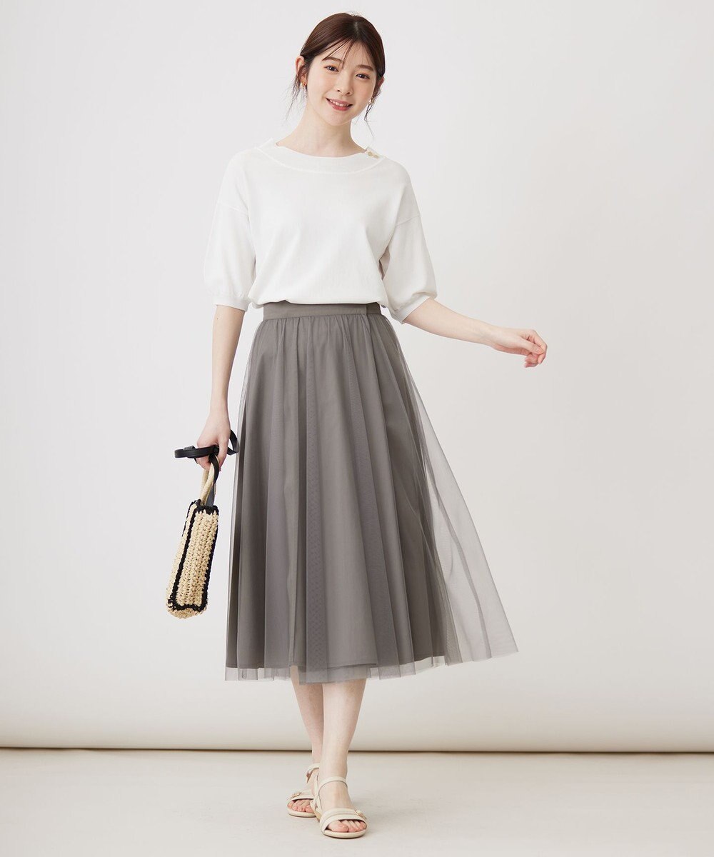 ANY SIS 【接触冷感・UVケア】フロント切替 プルオーバー 