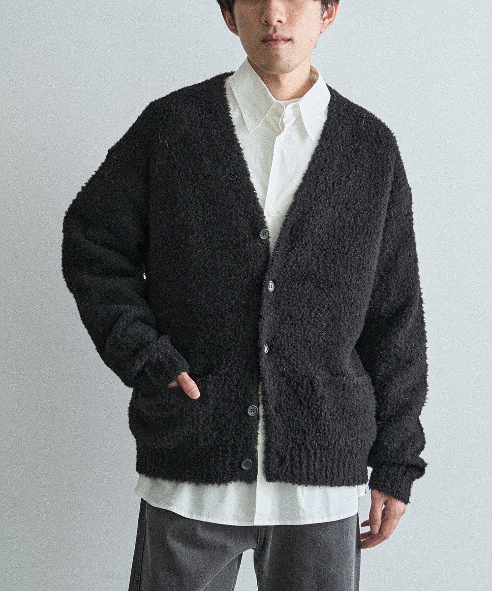 CRAFT STANDARD BOUTIQUE フェザーモールニットカーディガン 