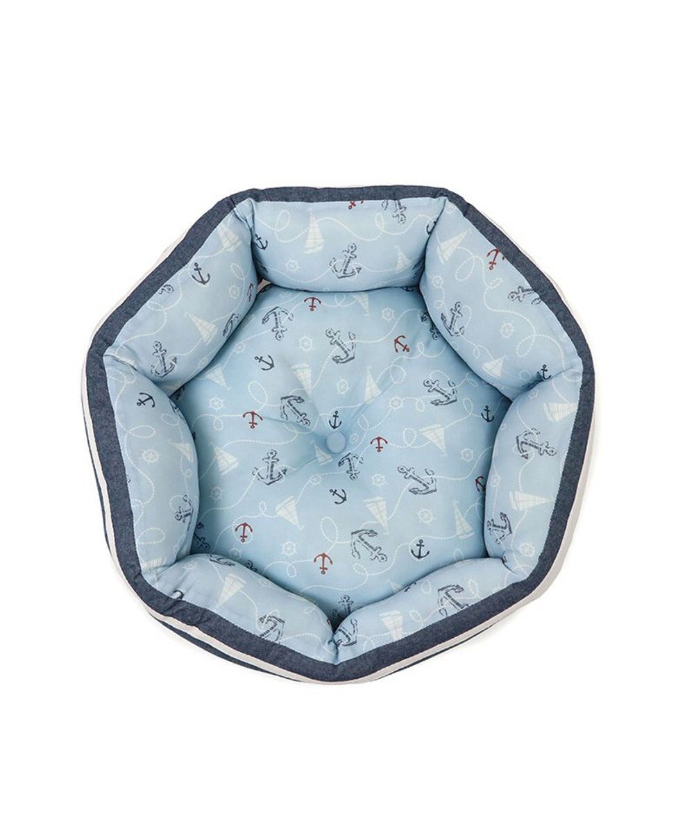 PET PARADISE ペットパラダイス クールカドラー 丸型《マリン柄》 超小型犬 