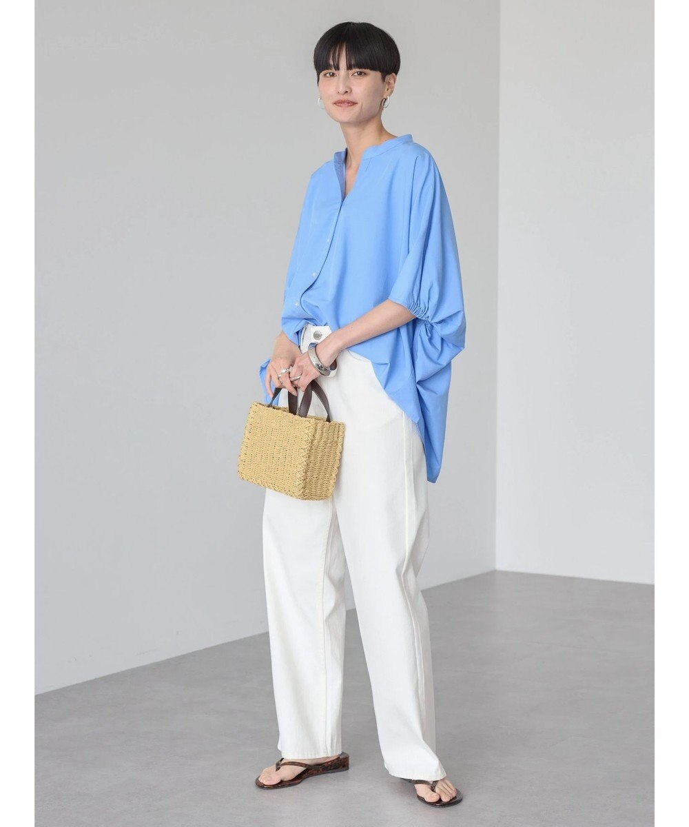 AMERICAN HOLIC 接触冷感＋ＵＶカット　ギャザースリーブブラウス 