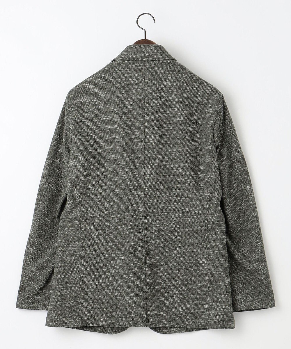 JOSEPH ABBOUD 【イタリア素材/軽量/ストレッチ】バックプリントジャージー ジャケット 