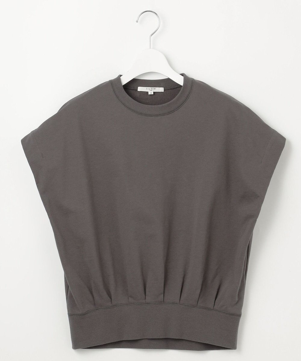 23区 【SLOW/WEB限定】コンパクトインレー フレンチスリーブ カットソー 