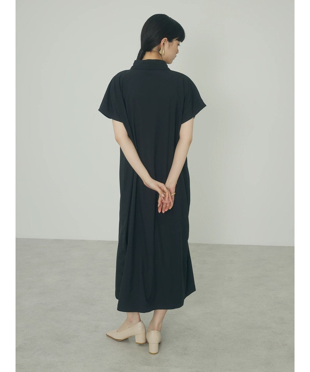 Green Parks ａ．タックプリーツシャツワンピース 