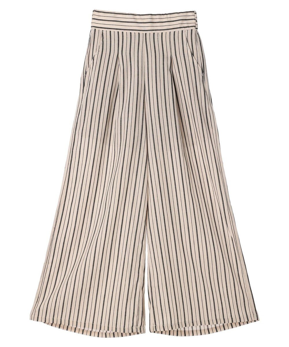 Green Parks ・ＥＬＥＮＣＡＲＥ　ＤＵＥ　ストライプワイドパンツ 