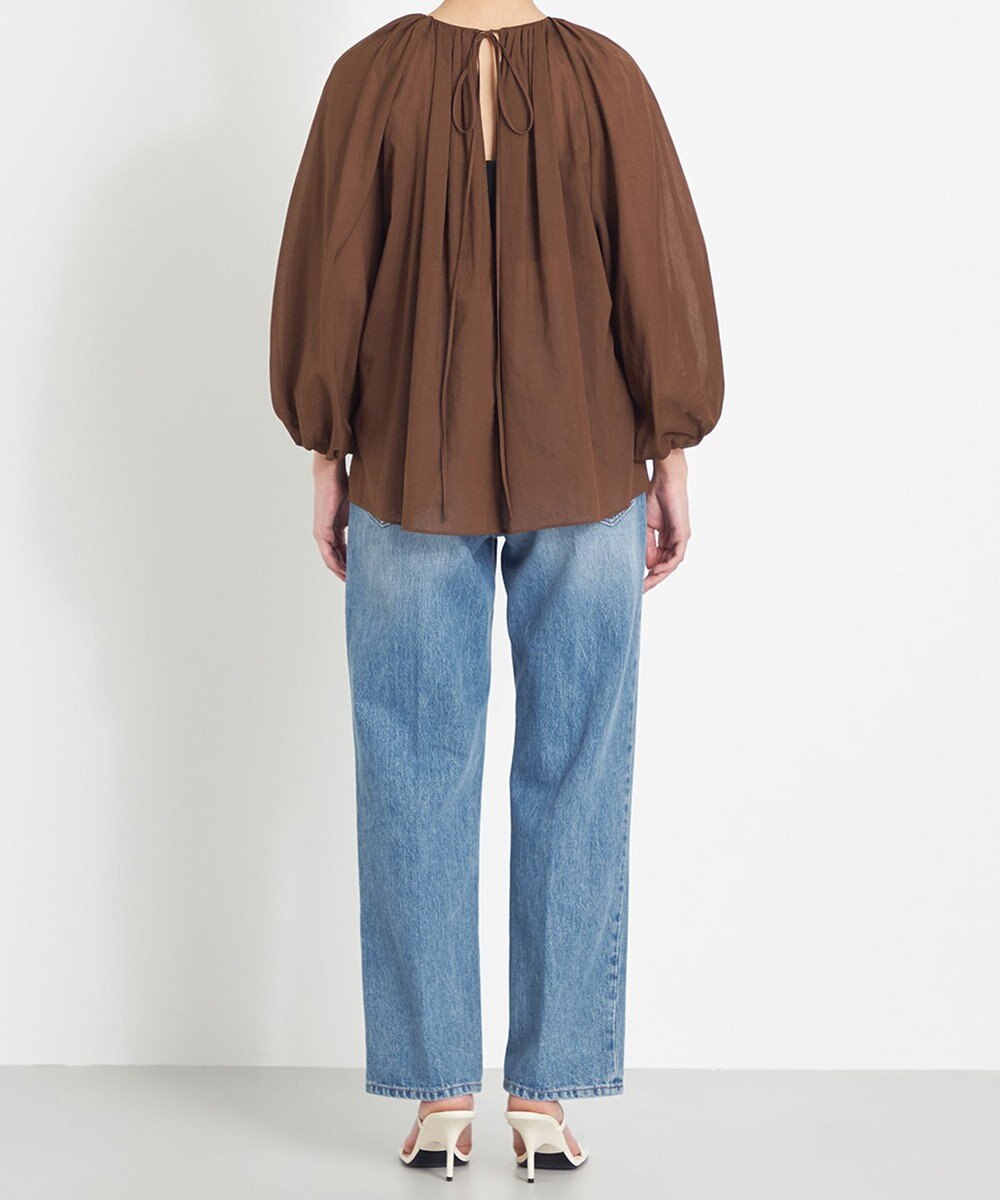 NAVE 【Nave　洗える】ボリュームボイル ブラウス 