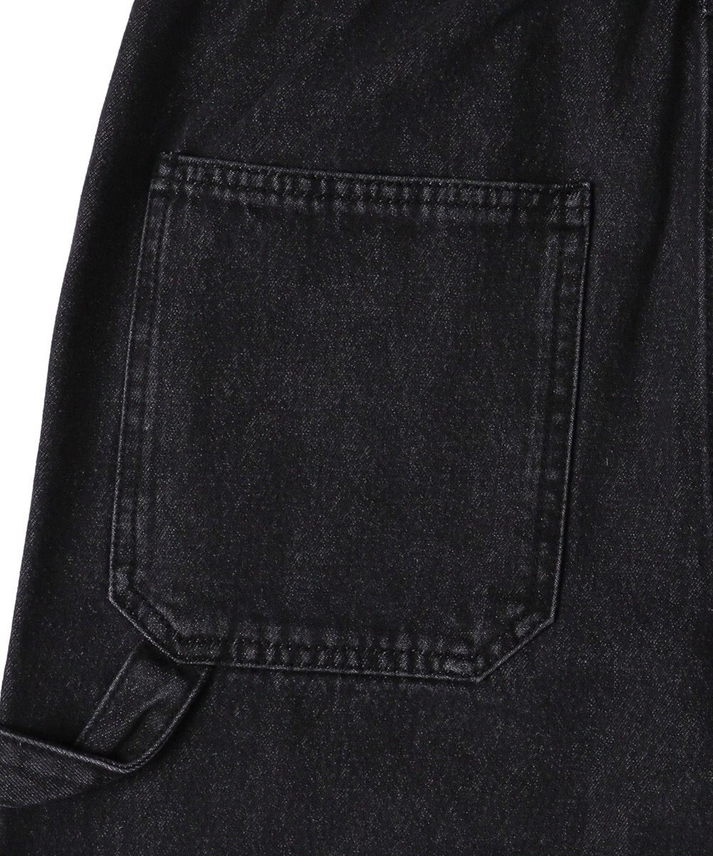 WEGO 【ウエスト紐で調整】イージーペインターグラフィックデニムパンツ 