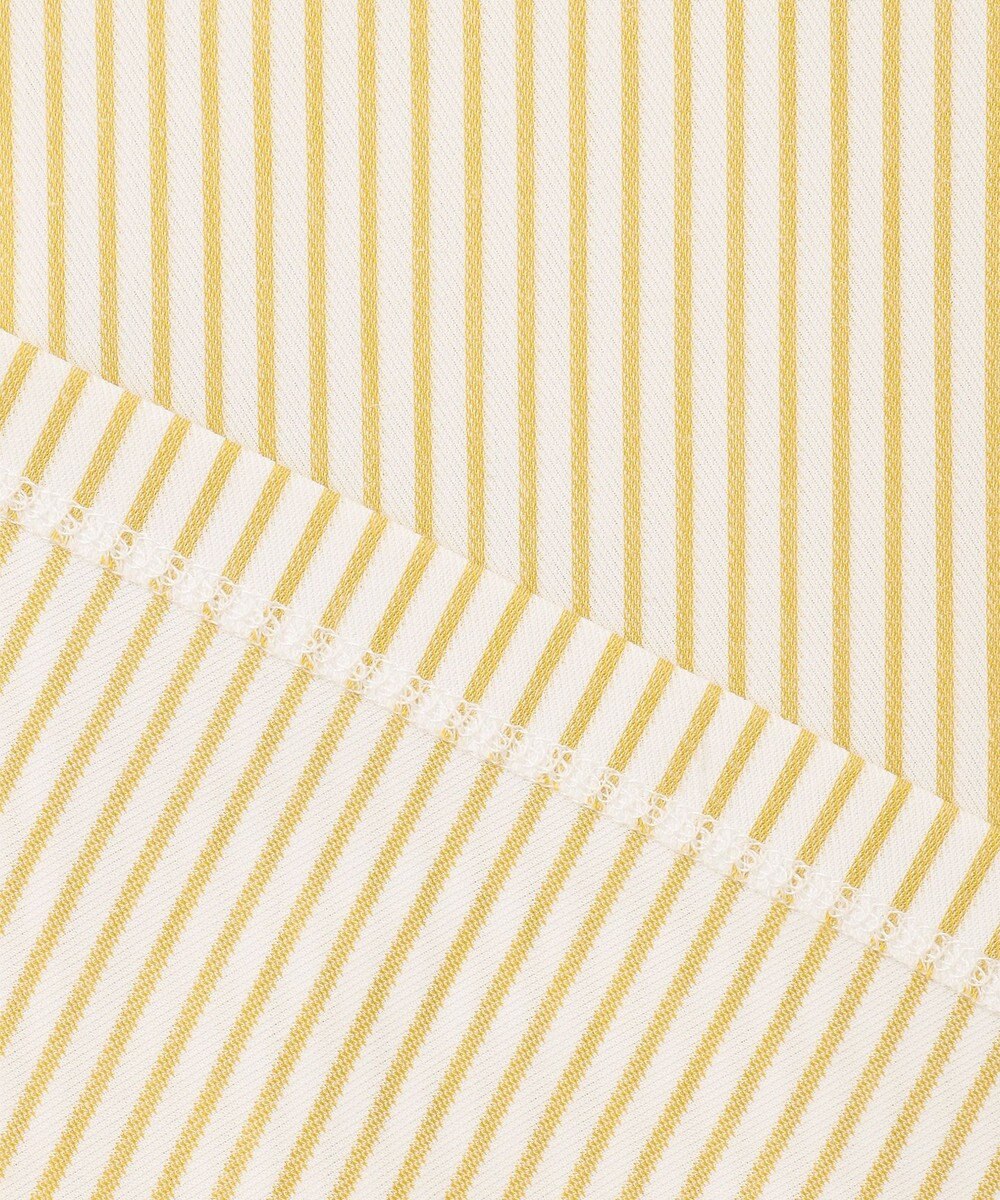 自由区 【洗える】リヨセルコットンストライプ カットソー 