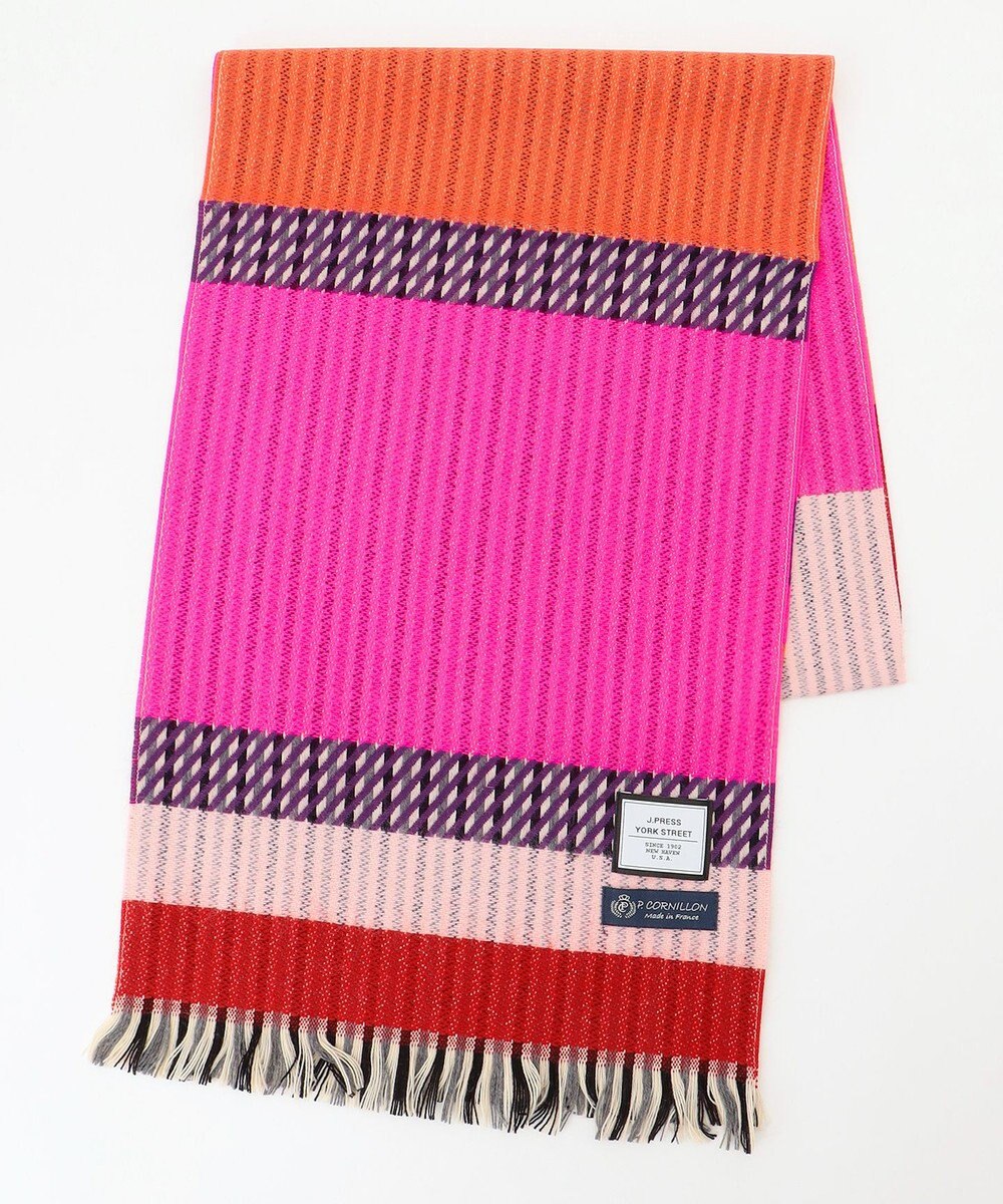 J.PRESS YORK STREET 【UNISEX】【CORNILLON】マルチカラー マフラー 