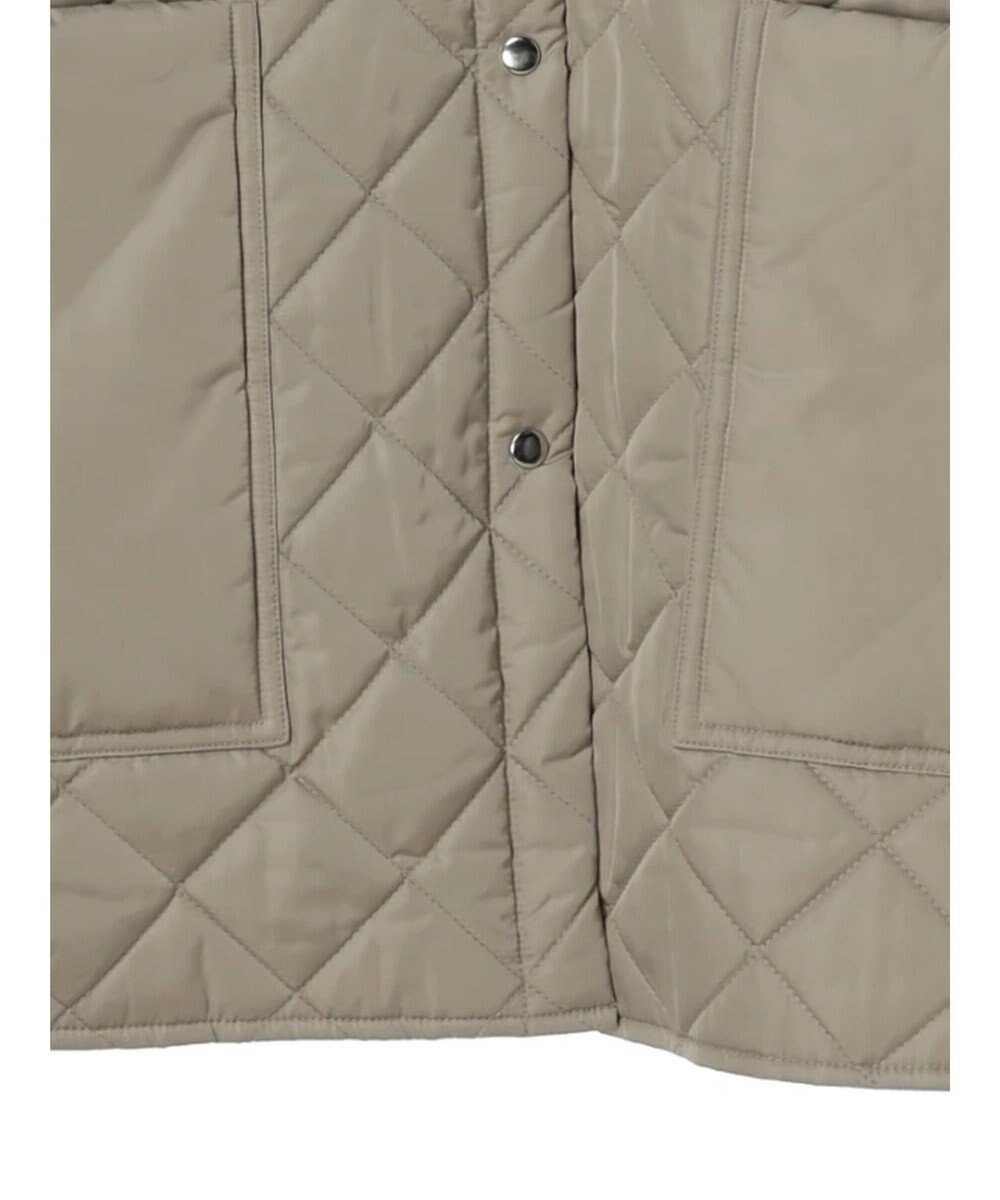 Green Parks 撥水加工　中綿キルトミドル丈コート 