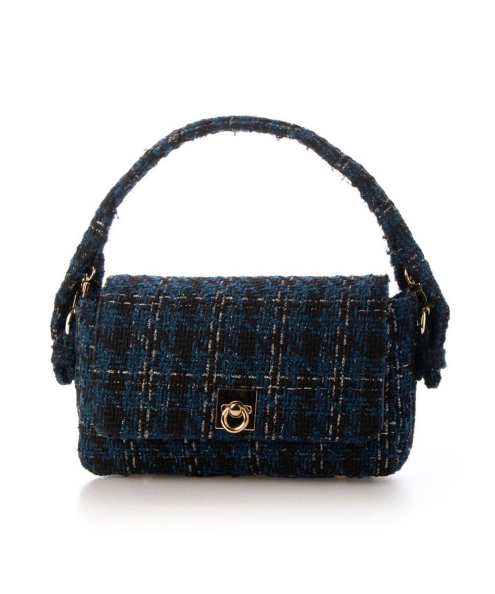 UNBILLION カシュカシュ cachecache / ツイード2wayハンドルフラップショルダー 