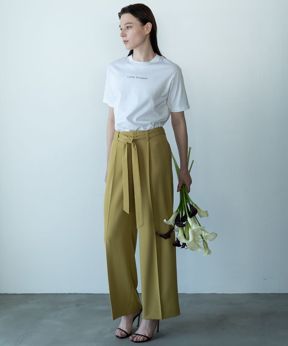 自由区 【カトリエムブーケ】Motif logo ロゴカットソー 