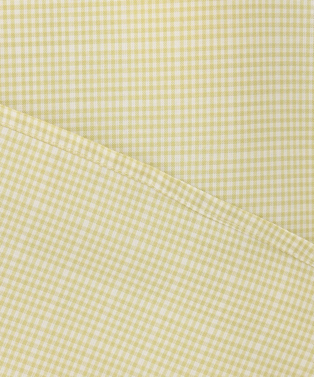 J.PRESS LADIES L 【洗える】セルロース チェック バンドカラー ブラウス 