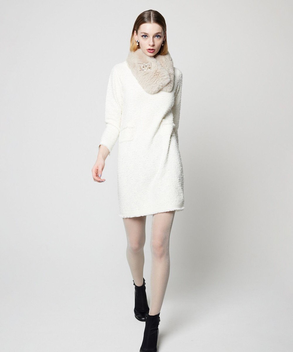 TOCCA 【洗える！】UNSNARL TWEED ドレス 