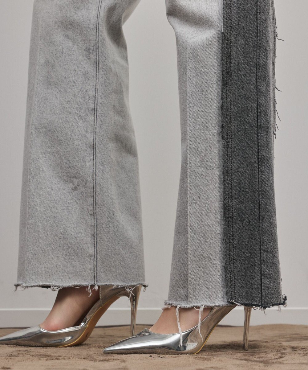 GRACE CONTINENTAL リメイクフレアデニムパンツ 