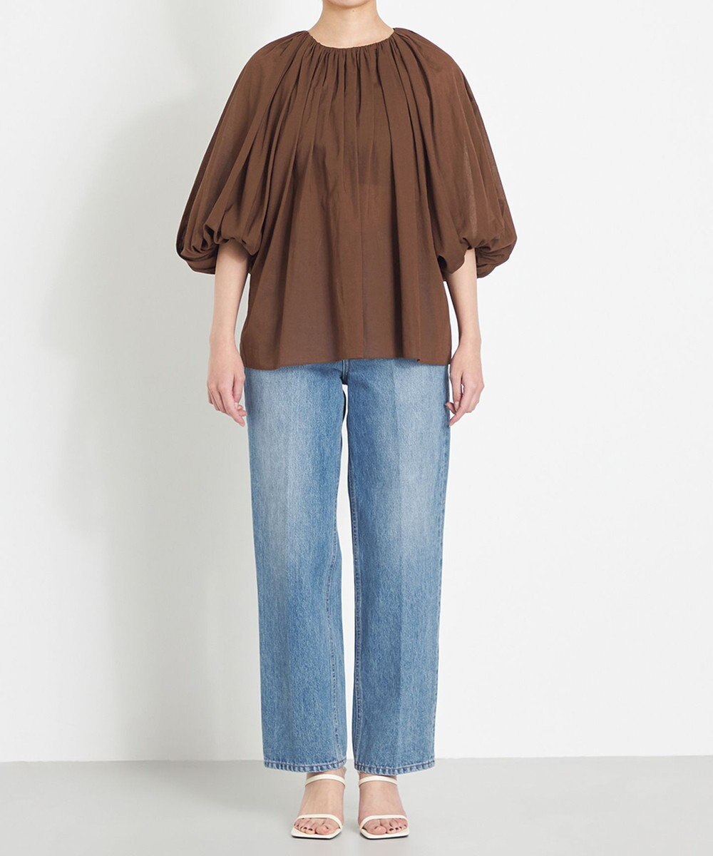 NAVE 【Nave　洗える】ボリュームボイル ブラウス 