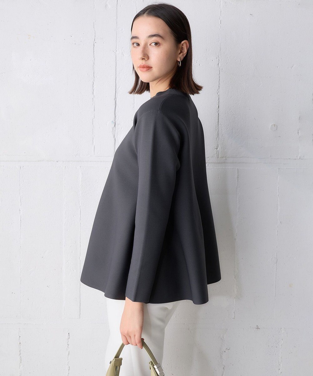 UNFILO 【新色追加】ペプラムニット 