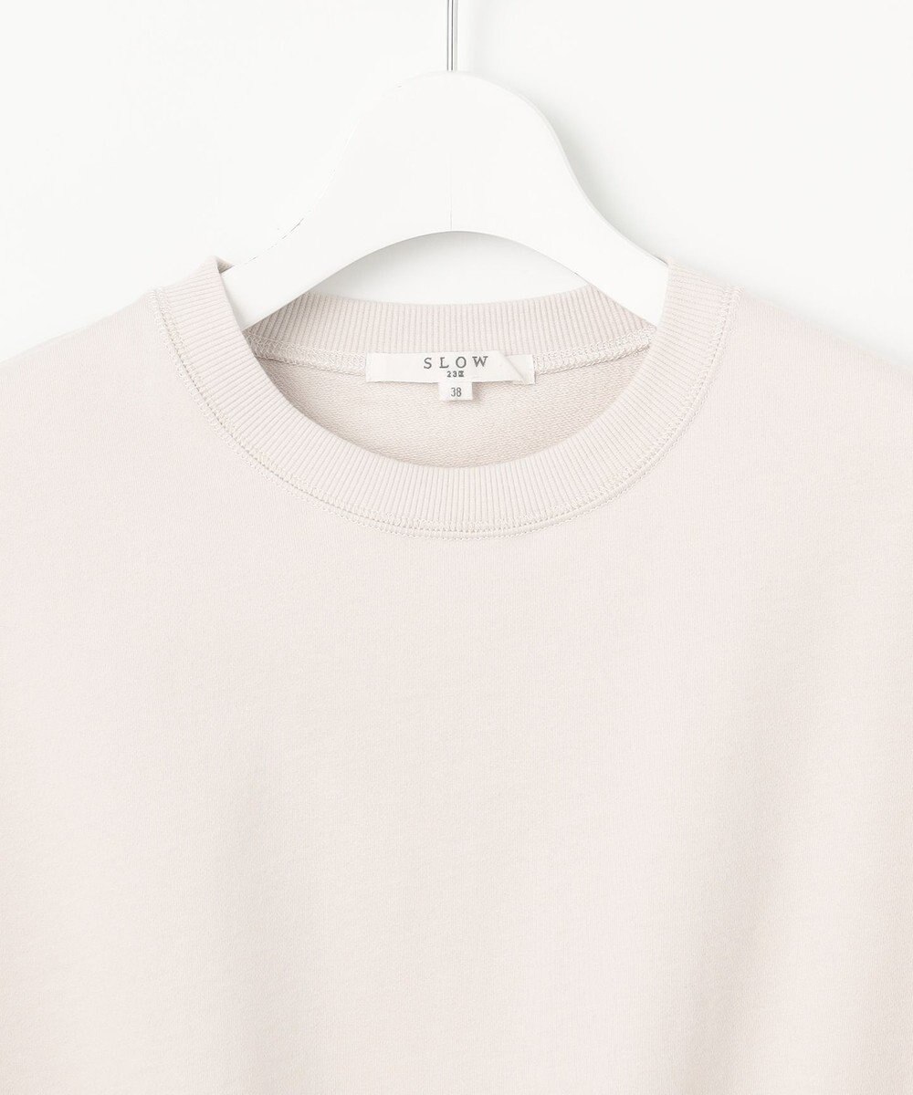 23区 【SLOW/WEB限定】コンパクトインレー フレンチスリーブ カットソー 