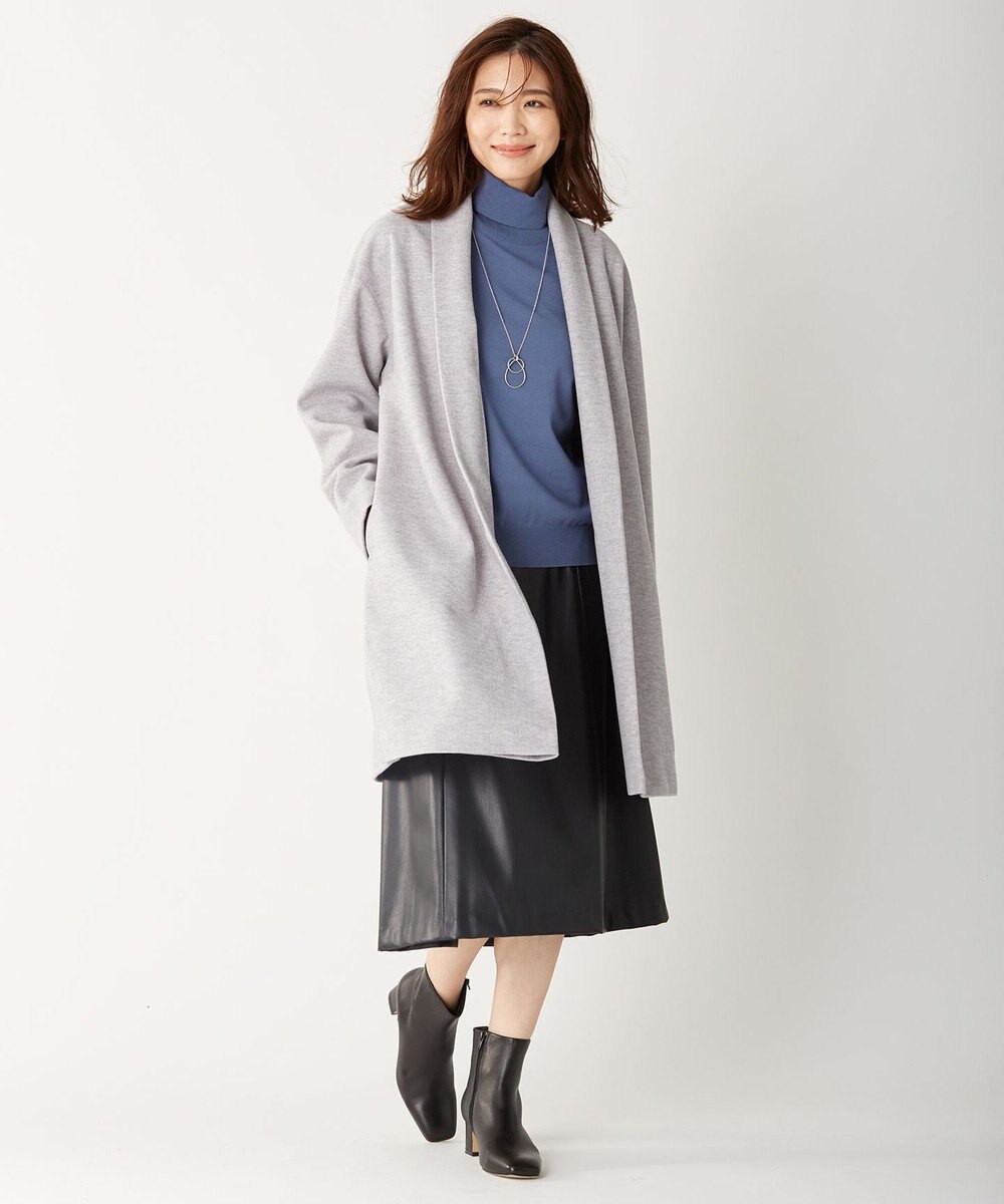 J.PRESS LADIES 【WEB限定・洗える】BARTOLOZZI ポリエステルレザーII スカート 