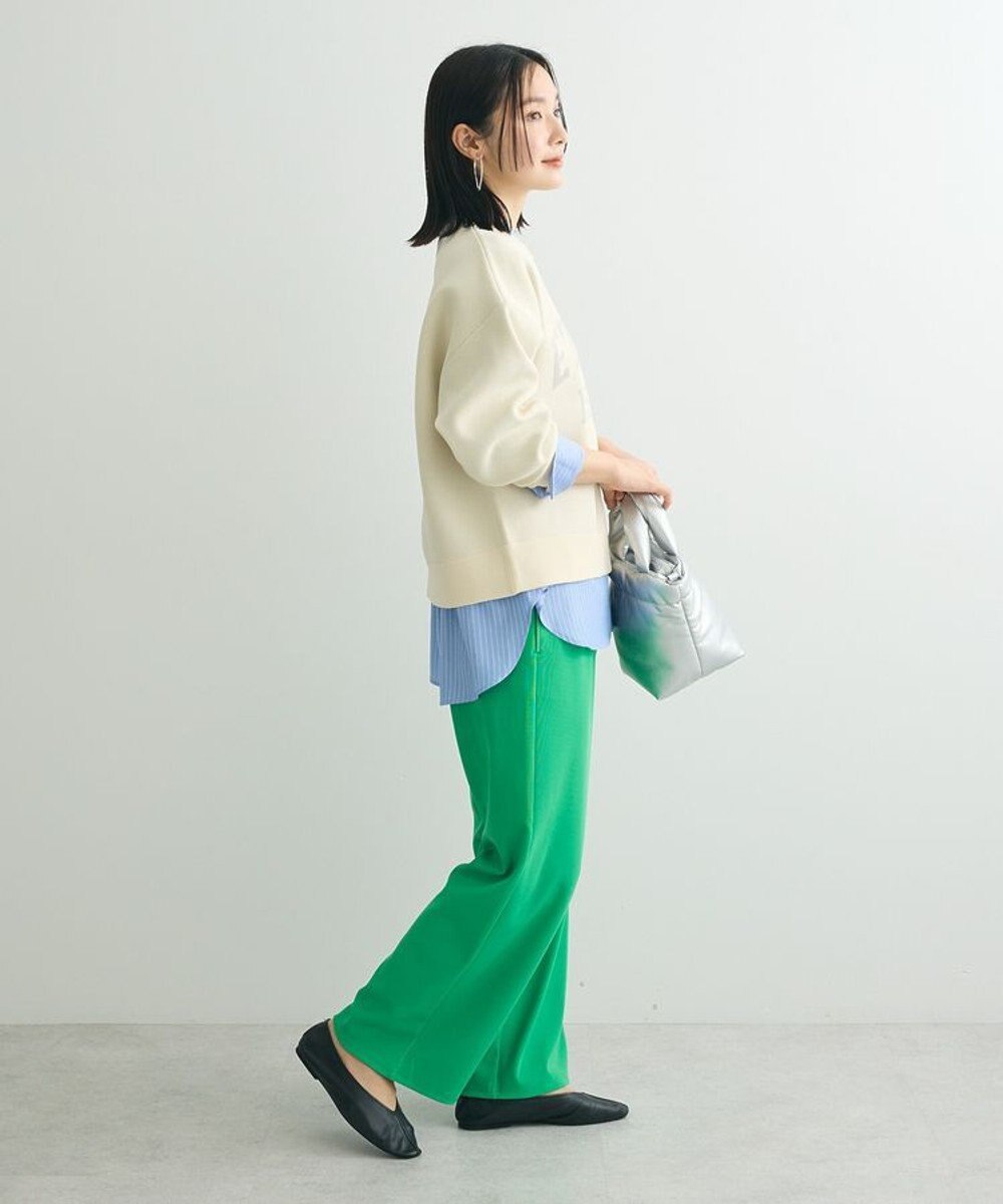 Green Parks ロゴラメニットプルオーバー 