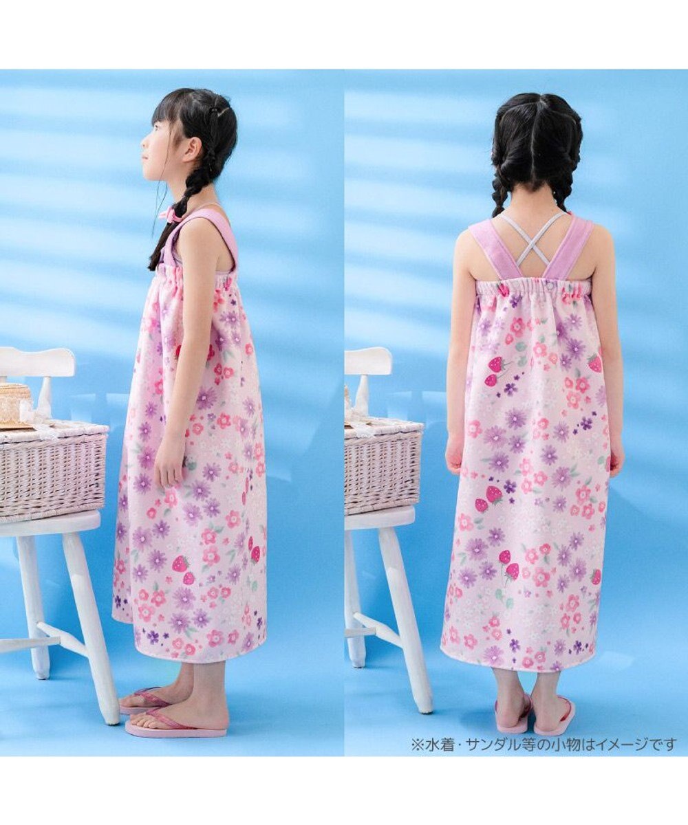 Mother garden マザーガーデン 野いちご 水泳 ラップタオル 80cm 