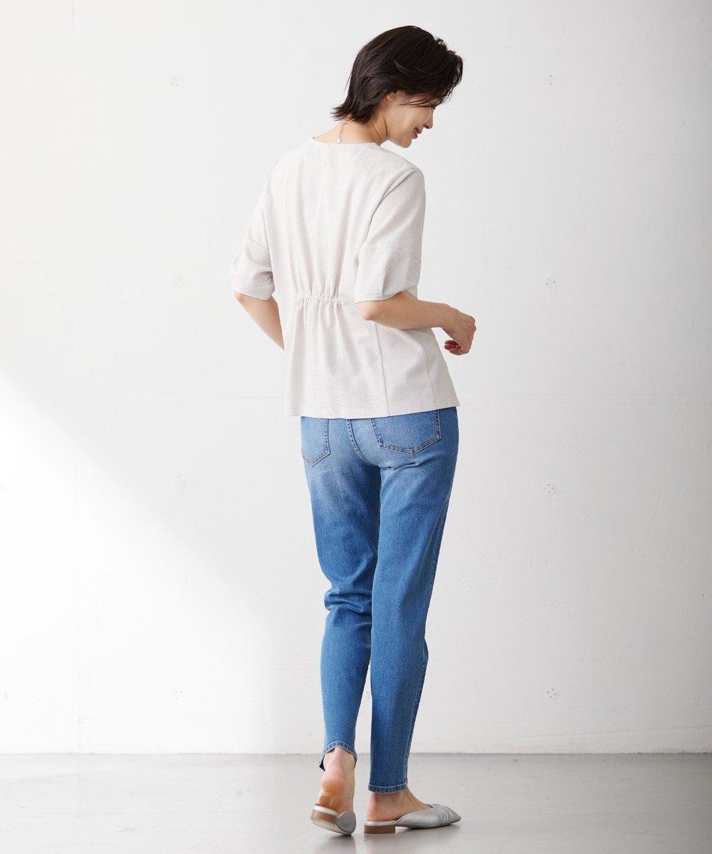 J.PRESS LADIES L 【WEB限定カラーあり・抗菌消臭・吸水速乾】サッカージャージー ボリュームスリーブ カットソー 