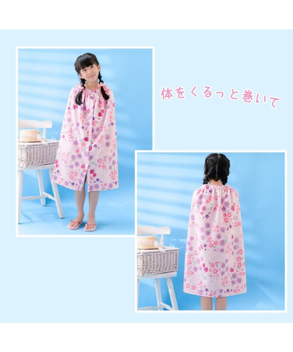 Mother garden マザーガーデン 野いちご 水泳 ラップタオル 80cm 