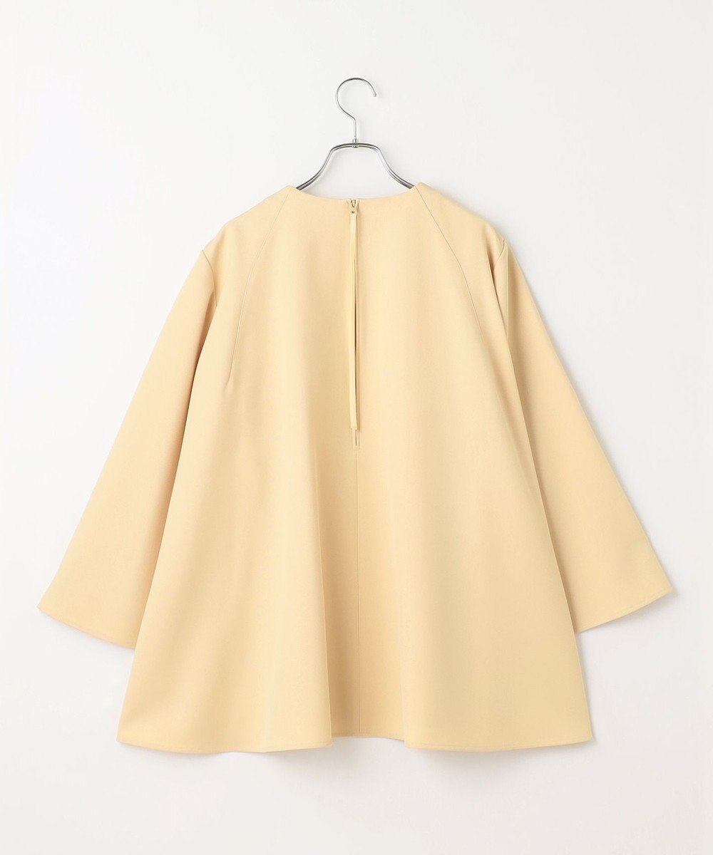 #Newans 【マシンウォッシャブル】ファスナースリットＡラインブラウス 