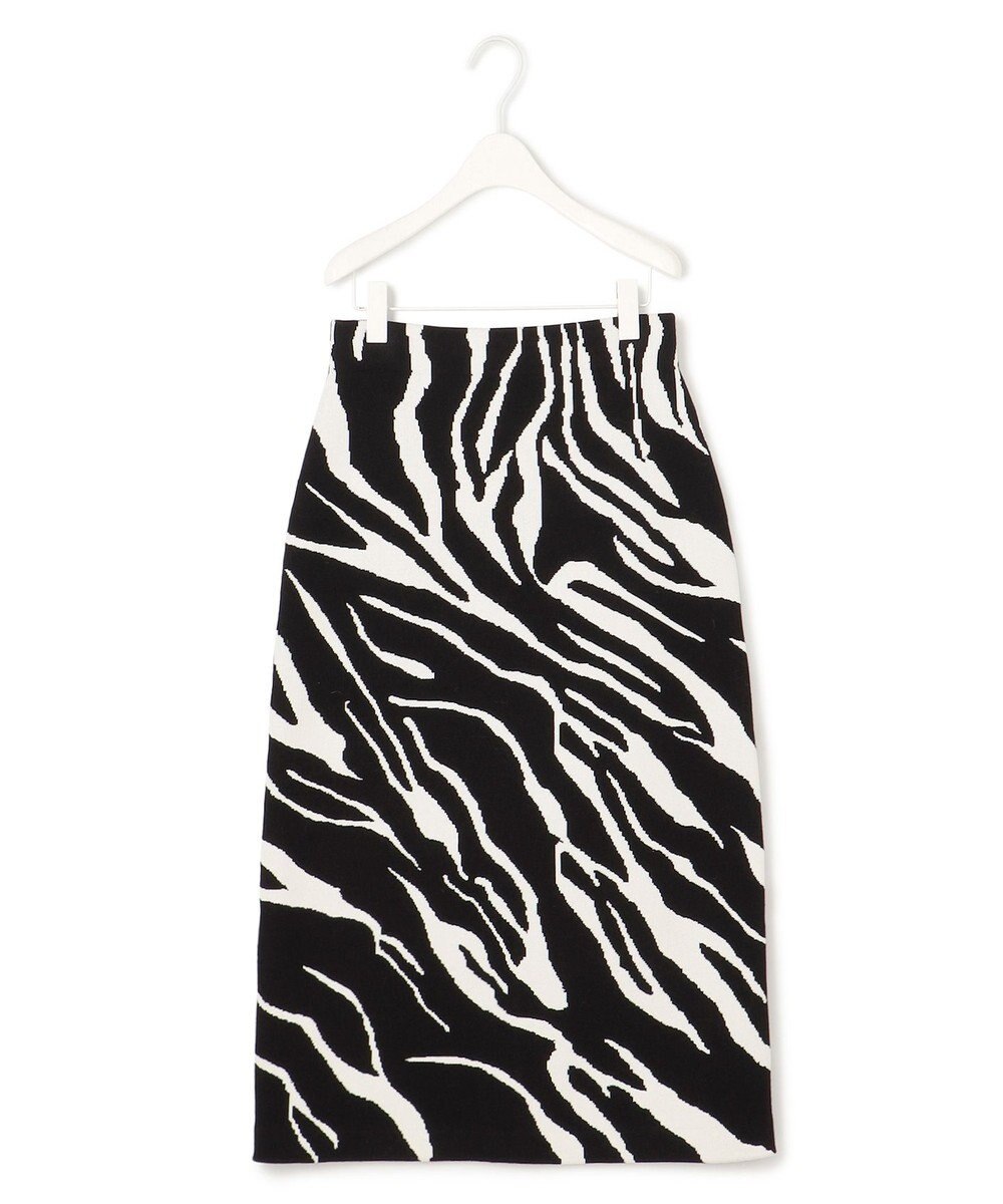 ICB 【洗える】アニマルジャガード  ニットスカート 