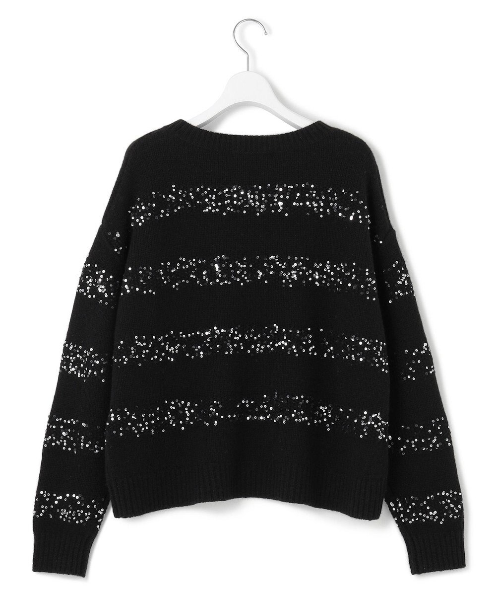 23区 【滝沢眞規子さん着用/一部店舗限定】スパングルボーダー ニット 