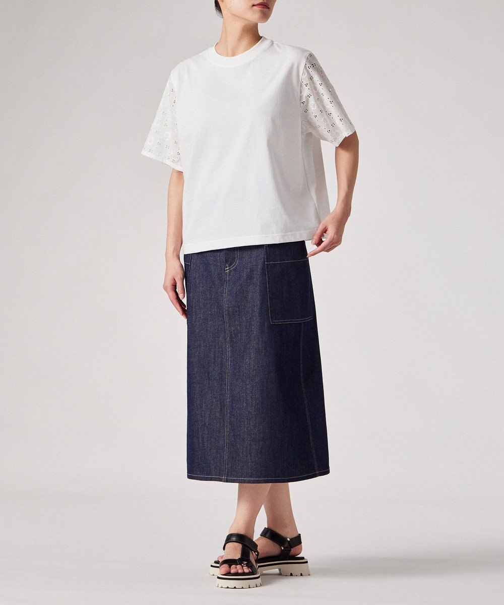 Paul Smith レーススリーブ コンビネーション 半袖カットソー 